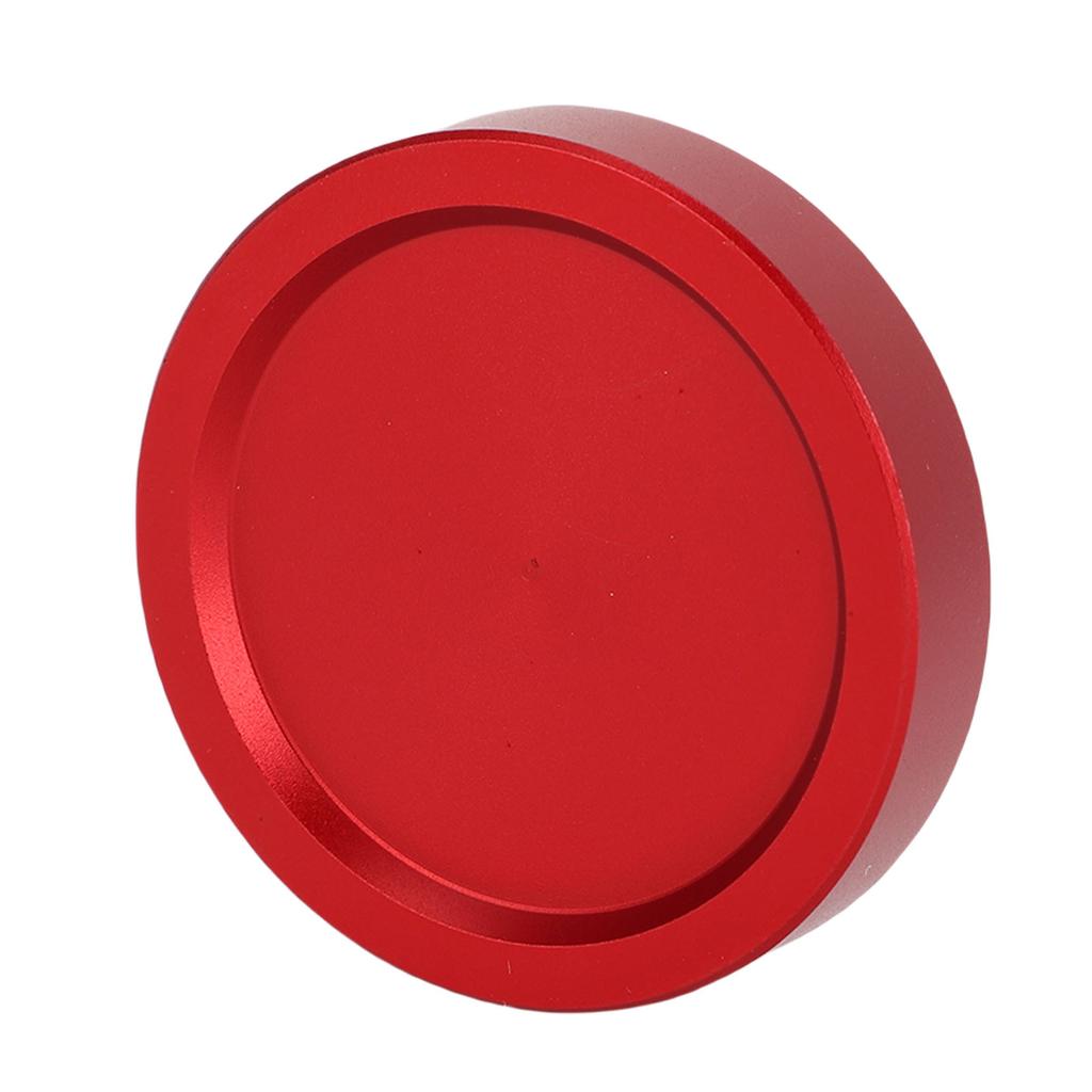 Telescope Lens Dust Cap M48x0.75mm Threaded Aluminum Alloy Metal Eyepiece Lens Dust Cover Red