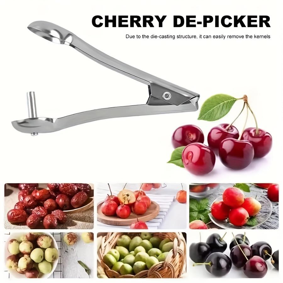 [Odolný odpeckovač třešní] Odolný nerezový odpeckovač třešní | Snadno použitelný odpeckovač ovoce - Kuchyňský gadget pro všechna roční období