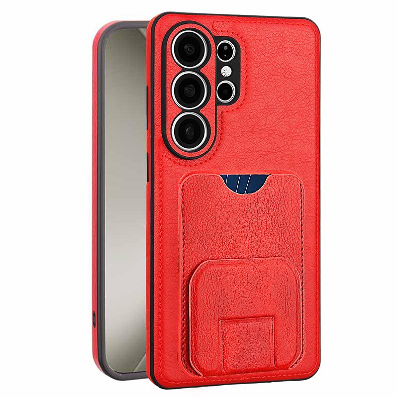 

Vintage Leather Case for Samsung Galaxy S26 Ultra S25+ plus S24 S23 A15 A16 A54 A55 A56 With Card Holder Pocket Kickstand Galaxy S26 Ultra