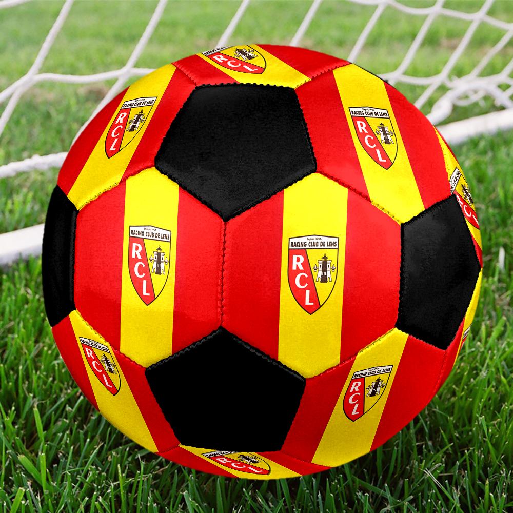 TAGLIA 5 Pallone da Calcio RC Colorato Per Tutte le Età Cucito a Macchina PVC Pronto per la Competizione Durevole Ad Alto Rimbalzo