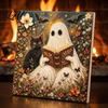 Dark Aesthetic Crafting Halloween Faux Pearl Art DIY Kit Spooky Cute 3D Beads Painting Crafts Diamond Kit for Adults Beginners Seasonal Wall