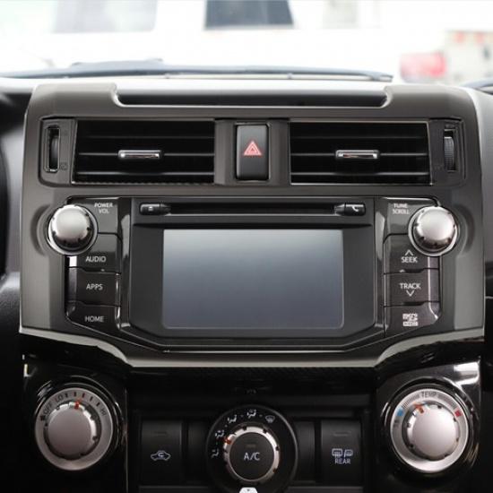 Matte Black Center Console GPS Navigation Panel Cover Trim for 4Runner 2010-