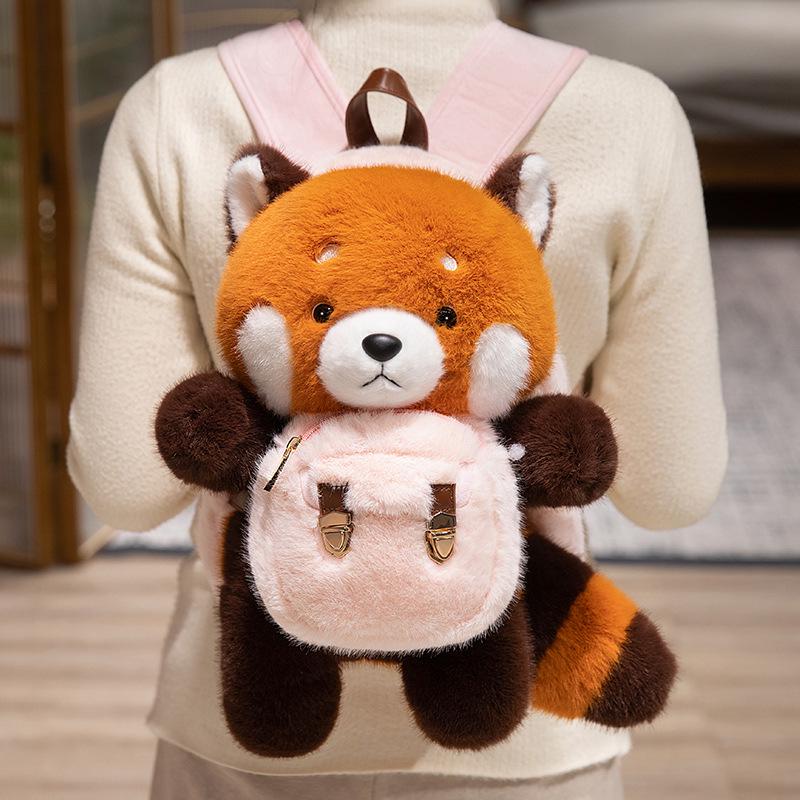 

Плюшевый рюкзак для путешествий с пандой - Сувенир из зоопарка 35x25cm, 500g