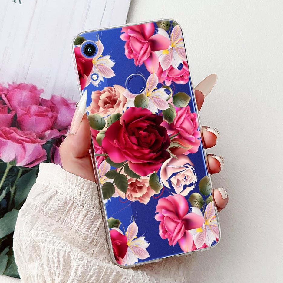 For Huawei Honor 8A Prime Case JAT-LX1 Cute Cat Butterfly Painted Cover Soft Silicone Case For Honor 8C 8X Honor8C Honor8X Shell