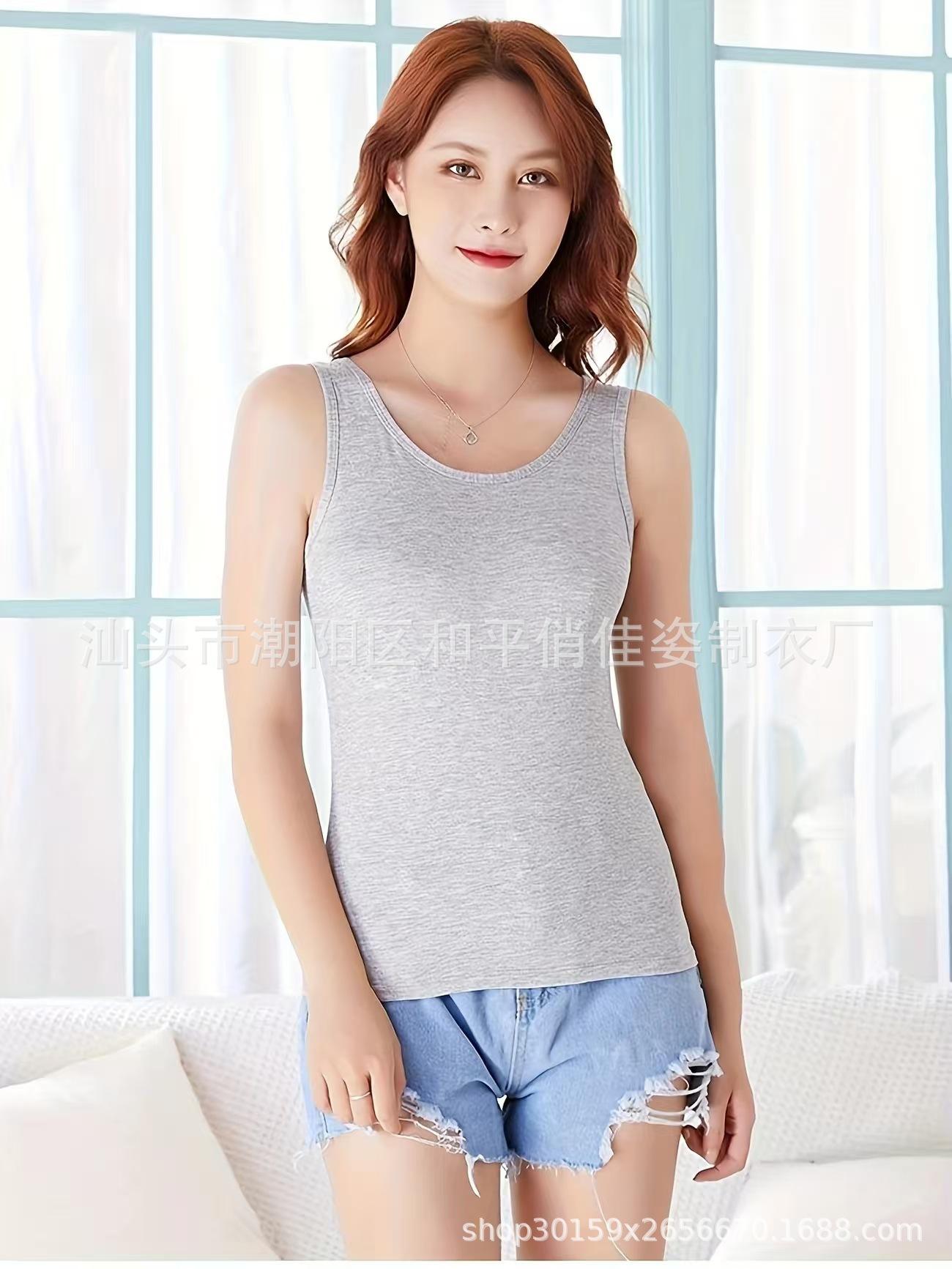 

Large size new model, women s basic multi-layer vest, breathable sleeveless top, vest type XXL
