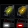 2PCSCar Wheel Arches Front and Rear Bumpers Night Reflective Decorative Car Stickers Universal Body Protection Stickers Stickers