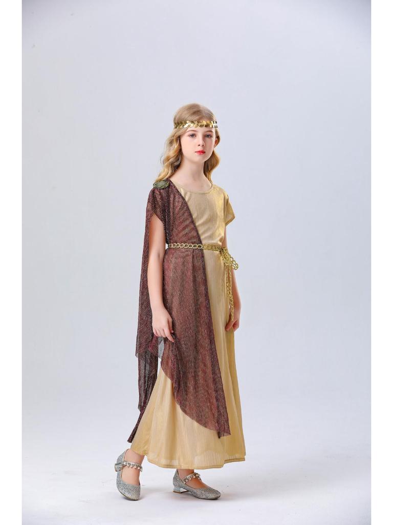 Kids & Adult Egyptian Pharaoh & Greek Goddess Costume