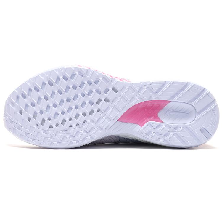 Li Ning Cloud 5 V2 Cushioning Low Top Running Shoes Women's Muddy Gray Purple ARHP008-3
