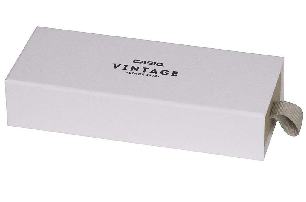 Casio Collection Premium Vintage Quartz Men's Watch, Silver, Vintage.