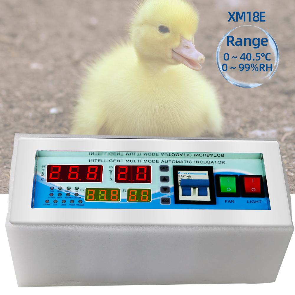 XM-18E Egg Hatcher Temperature Humidity Controller Egg Incubator Full Automatic Digital Multifunction Controller