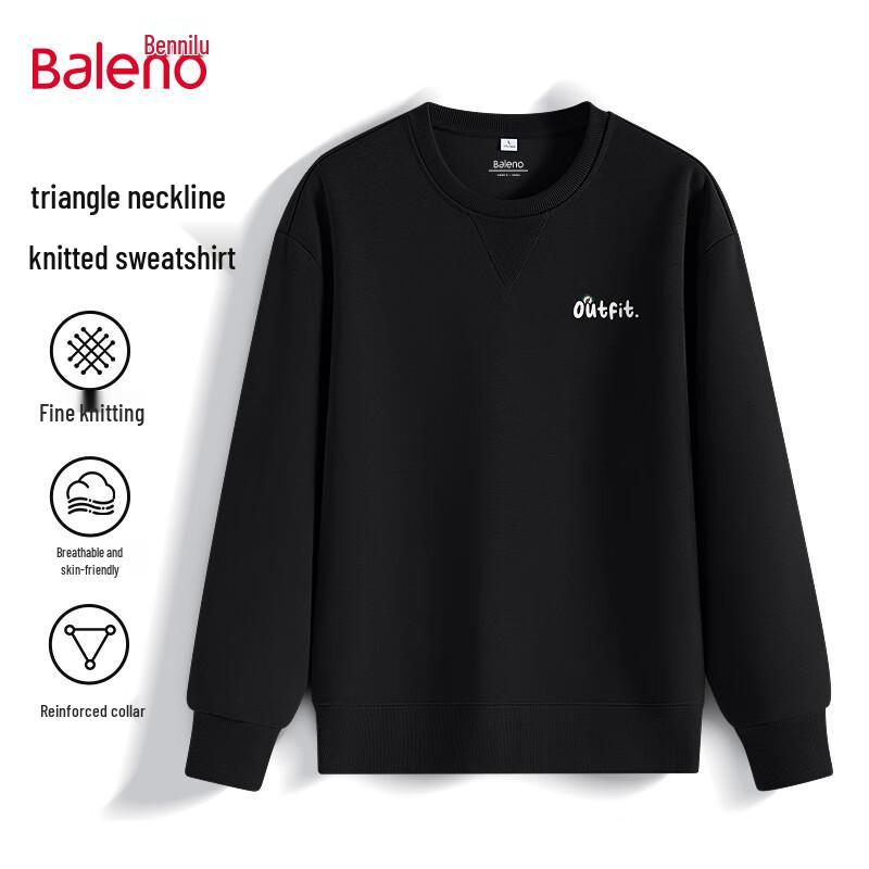 Baleno Herren Sweatshirt mit Grafikdruck und Rundhalsausschnitt