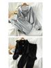 Women's 2024 Retro Three-Piece Casual Track Set: Jacket, Joggers, and Top