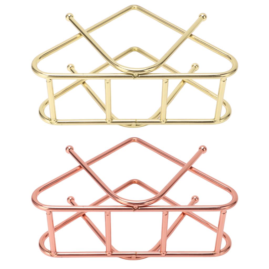 Napkin Holder Iron Art Vertical Style V Shape Large Capacity Bottom Thickening Widening Design Paper