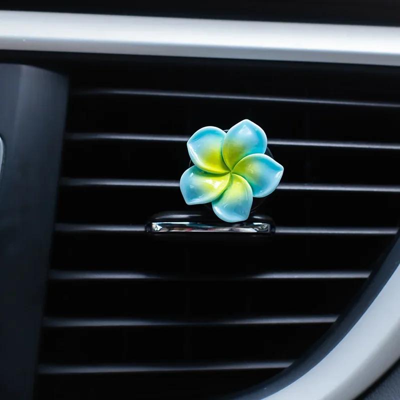Car Flower Shape Air Conditioning Outlet Perfume Decoration Clip Car Interior Accessories