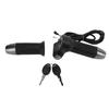 1 Pair Electric Bike Handlebar Throttle Grips Universal Twist Throttle Accelerator Grip