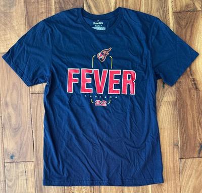 NUEVO Fanatics WNBA Indiana Fever 22 Caitlin Clark Camiseta de Baloncesto M Logo de 2 caras