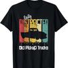 Easily Distracted By Old Pickup Trucks Tee, Retro Trucker T-Shirt