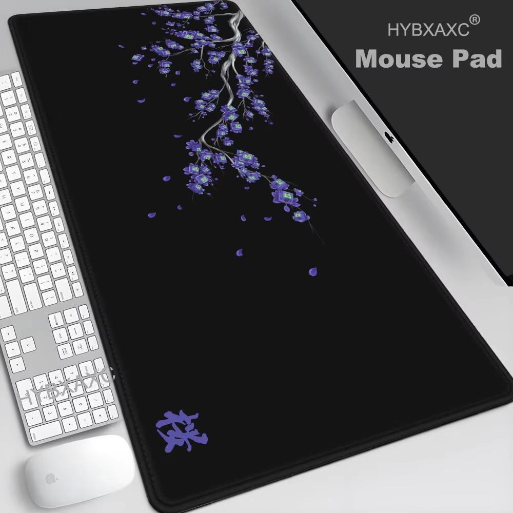 

Japan Cherry Blossom Mouse Pad Gray Laptops Gaming Deskmat Sakura Mousepad Anime Office Carpet Gamer Keyboard Computer Desks 700x300x3mm