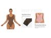 Nahtloser Damen-Jumpsuit mit Kreuzrücken und Tanga: Modisch, Hohe Elastizität, Formt Taille & Bauch, Atmungsaktiv, Hautfreundlich.