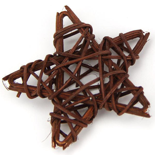 Rattan Star Sepak Takraw Acasa Nunta Craciun Ornamente DIY Minge Rattan Jucarii Copii Decoratiuni