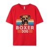 Vintage Boxer Dog Tshirt Dog Owner TShirt Unisexs 100 Cotton Designer TShirts Streetwear Unisex Tee Casual