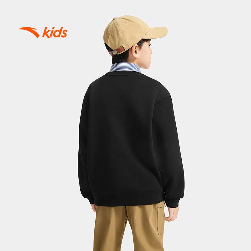 Anta Kids  Warm Fleece Pullover Sweatshirt 130
