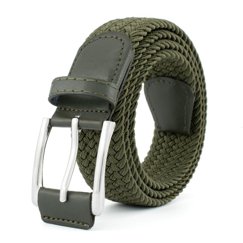 Versatile Denim Belt For Men Women Stretch Woven Braided Belt Junior Casual Jeans Pants Golf Belt Canvas Belt