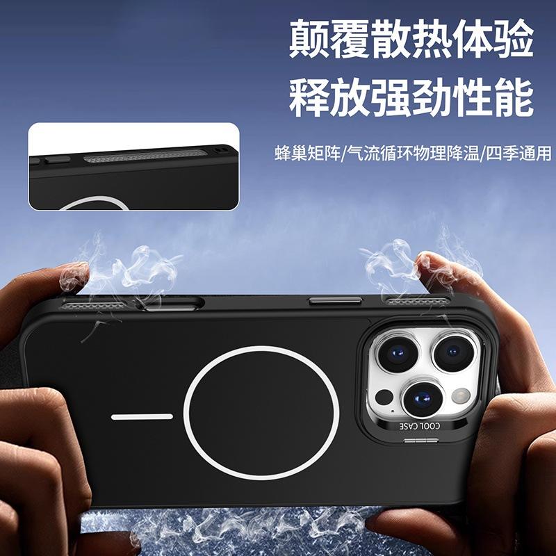 Applicable to Apple 11promax mobile phone case Apple 11 magnetic suction 11 lens holder case 11 simple anti-drop protective case