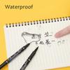 Small double headed outlining pen 120 black waterproof quick drying marker pen ultra fine oil based marker pen for art painting wholesale