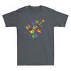 Autism Rocks Shirt Autism Awareness Guitar Puzzle Pieces Vintage Unisexs Tshirt