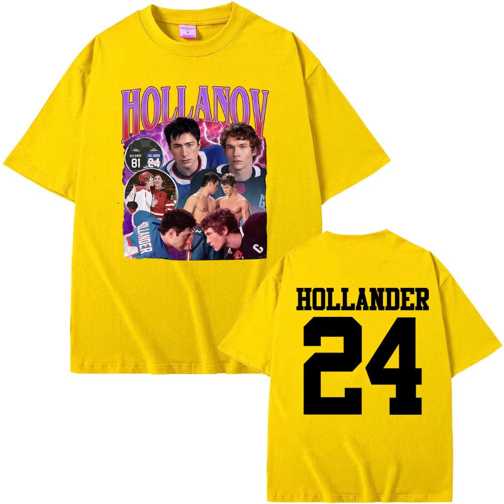 Shane Hollander Ilya Rozanov Heated Rivalry T Shirts Men Women Harajuku Style Summer T Shirt Cozy Short Sleeve Oversized TShirt