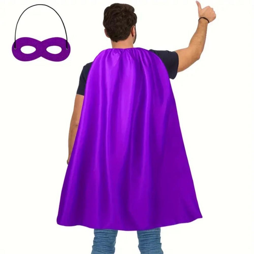 2Pcs/Set Cosplay Costume Halloween Superhero Cloak Halloween Cloak Costume Set  Stage Performance
