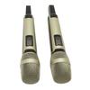 Wireless Microphone System Professional 1 for 2 Handheld Dynamic Mic System with Receiver and LCD