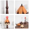 Wood Tree Trivet Set 3 Wooden Trivets and 1 Stand Tree Shape Coaster Set for Kitchen