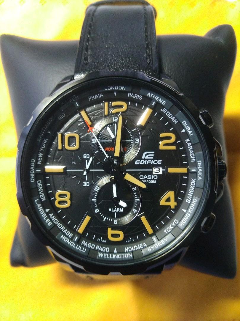 

[Б/У] Отличное состояние Casio EDIFICE Мировое время Черный Нет. 5473