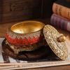 Vintage Jewelry Box Earrings Necklace Storage Box Trinket Organizer Storage Box Keepsake Box for Birthday Woman Girl Gift