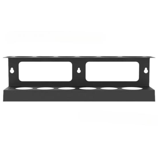 

Grease Cartridge Holder Wall Mounted Tool Rack Metal Lubricant Tube Organizer for Garage Workshop Tool чёрный