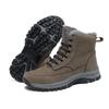 Men Winter Snow Boots For Waterproof Leather Sneakers Super Warm Men's Boots Outdoor Male Hiking Boots Work Shoes Size 39-46