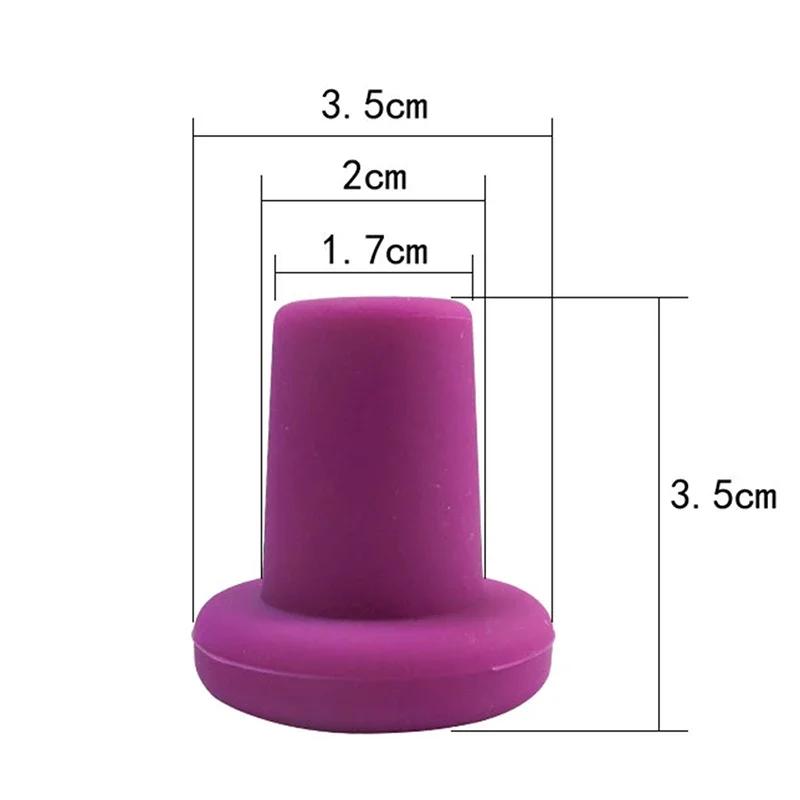 Silicone Creative Design Safe And Healthy 6 Colors Wine Stopper Bottle Caps Bottle Stopper Family Bar Preservation Tools