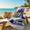 Bluey Personalized Text Beach Towel High Absorbency & Quick-Dry Perfect for Traveling Yoga Camping and Swimming