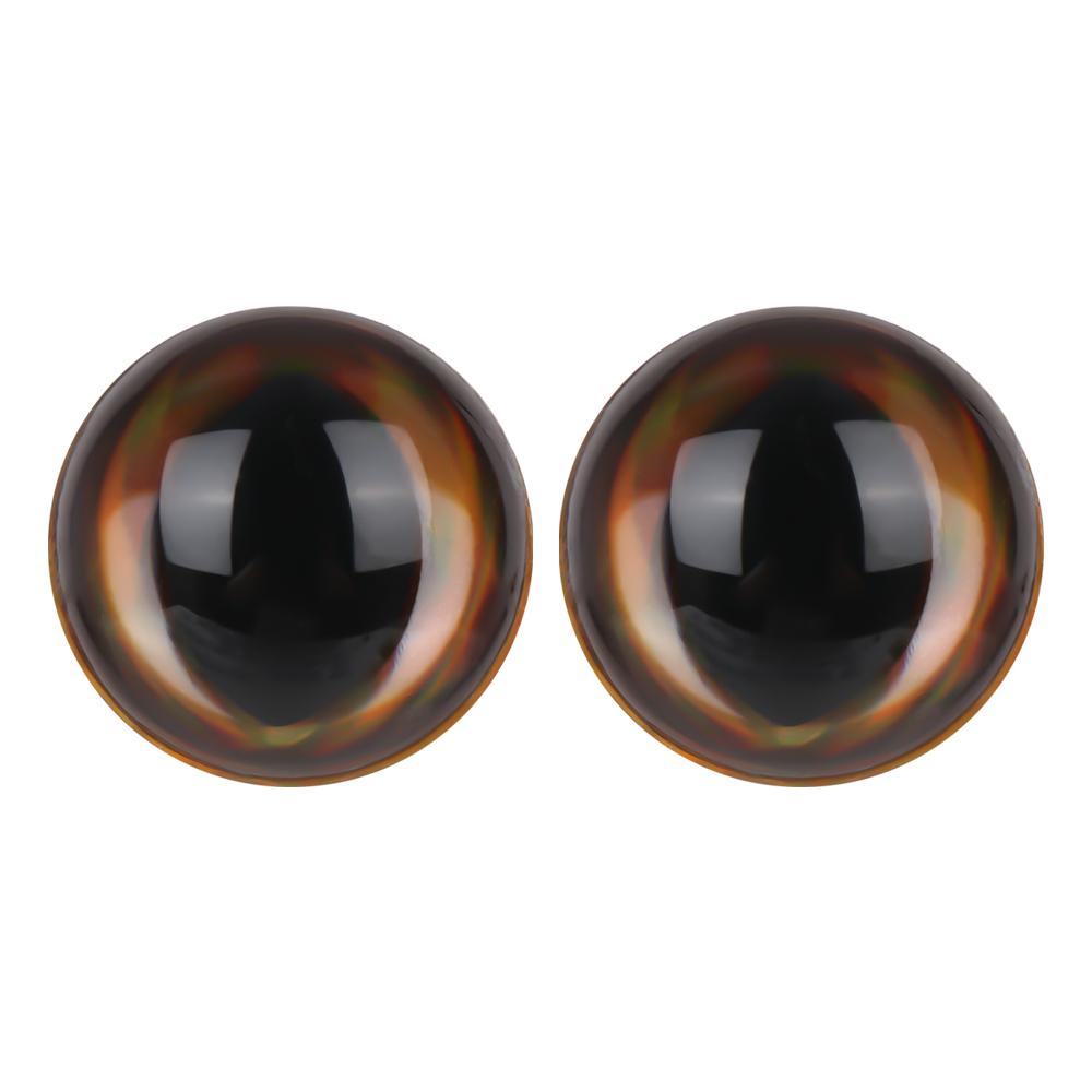 12/15/18mm Cat Eyes DIY Eyes with Eyelashes  Animal Supplies  Accessories 3D Eyes