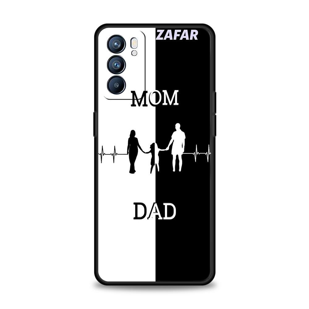 Phone Case For Oppo Reno13 Reno12 Reno11 F Reno10 Pro A54 A53 A95 A76 A74 A57 A98 A80 A79 5G A78 4G Cover Fashion Super Mom Dad