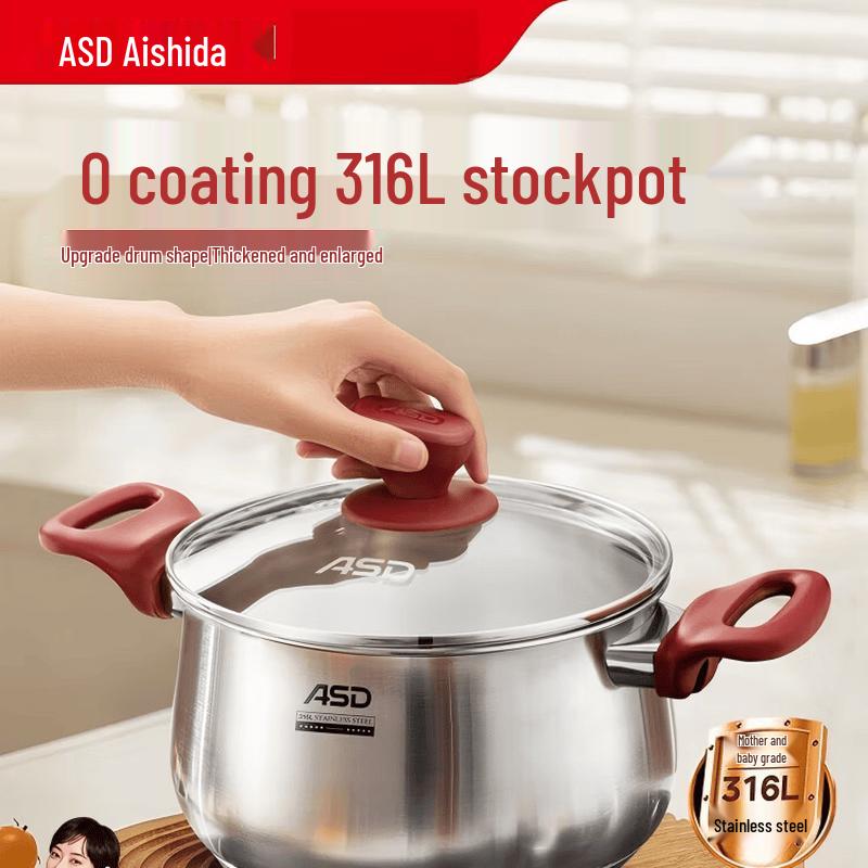 ASD 316L Stainless Steel Stockpot
