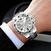 Casual Quartz Watch Stainless Steel Watchband Business Watch High Quality Men Wristwatch