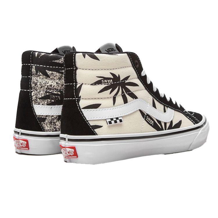 Vans Skate Sk8-Hi Reissue Grosso 88 - Black Palms Unisex Sneakers True-White VN0A5KYR431