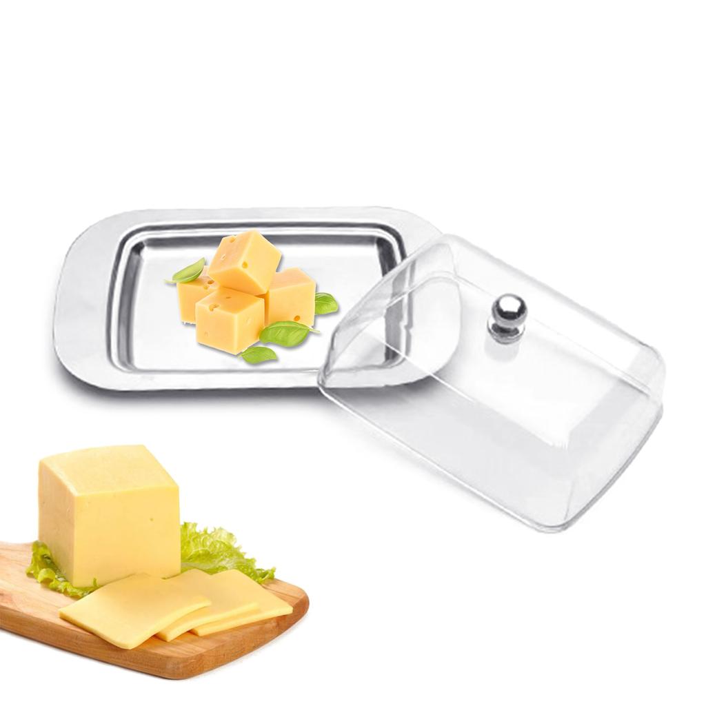Convenient Butter Dish Elegant Butter Servings Tray with Lid Practical Butters Holder Container Practical Kitchenwares