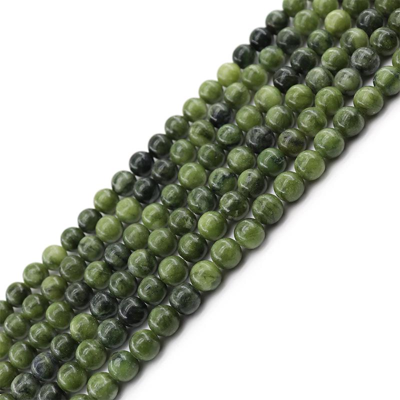 Southern Jade Beads - Natural Stone Semi-Finished DIY Jewelry Accessories