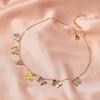 Women's Simple Personality Hollow Butterfly Necklace Fashion Multi-Layer Pendant Clavicle Chain