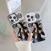 Animation ONE PIECE 5th gear Luffy Trafalgaro iPhone15 mobile phone case Apple 17 color silver anti-drop case