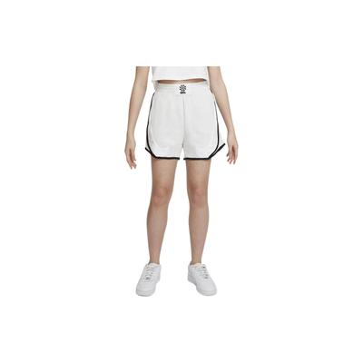 Kontrast Çift Swoosh Spor Günlük Çocuk Şortu Çocuk Alt Giyim Beyaz DO6858-025